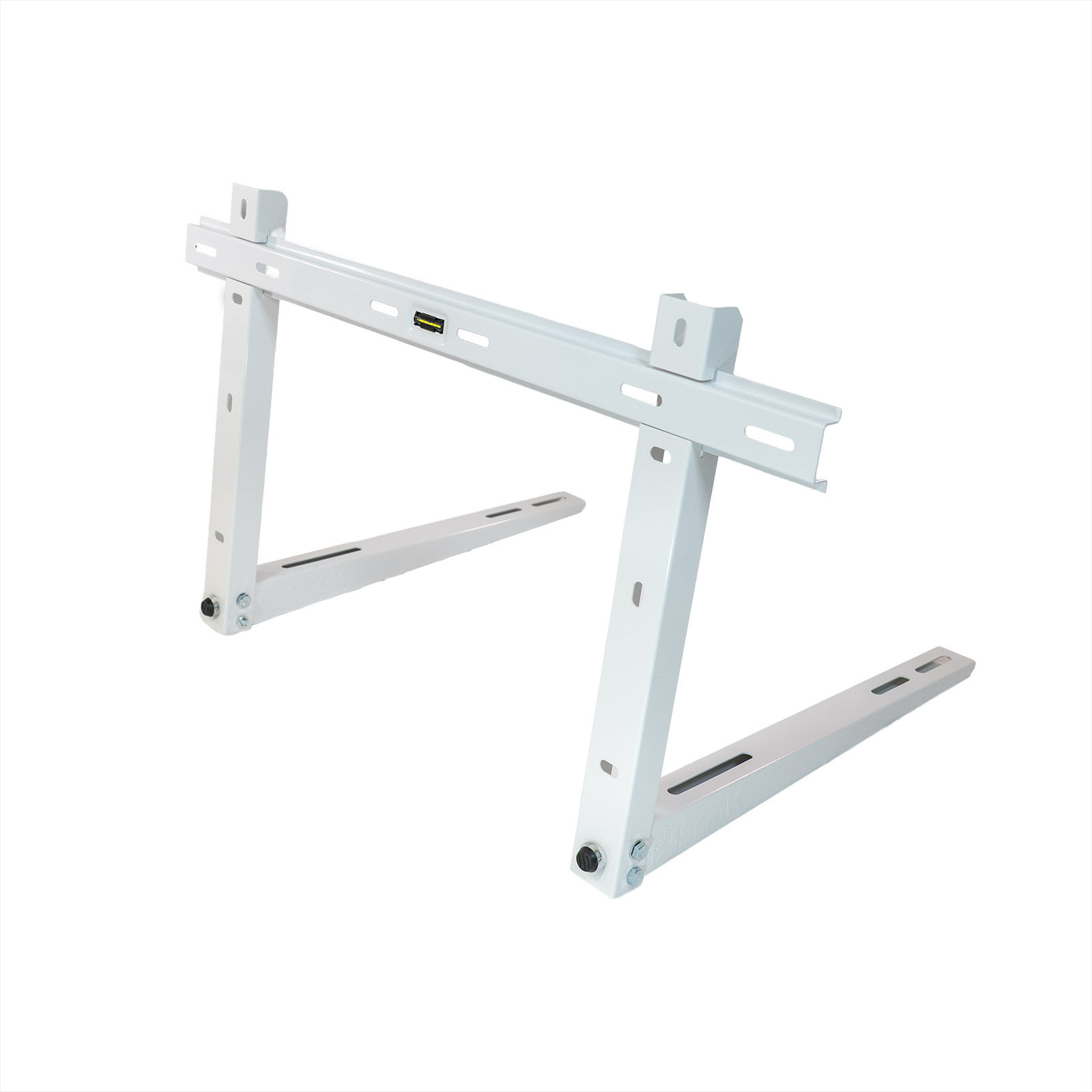 Seinäteline valkoinen Ilmalämpöpumpun ulkoyksikölle