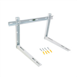 Seinäteline valkoinen Ilmalämpöpumpun ulkoyksikölle