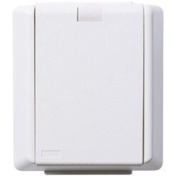 Schneider ELKO RS Nordic Pinta 1-PR kannella IP44 RL, kirkkaan valkoinen