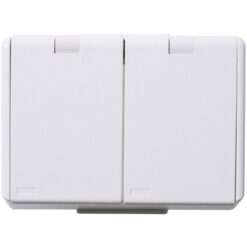 Schneider ELKO RS Nordic Pinta 2-PR kannella IP44 RL, kirkkaan valkoinen