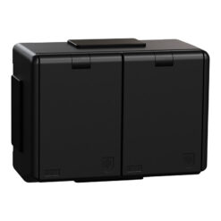 Schneider ELKO RS16 Pinta 2-PR kannella IP44 RL, musta